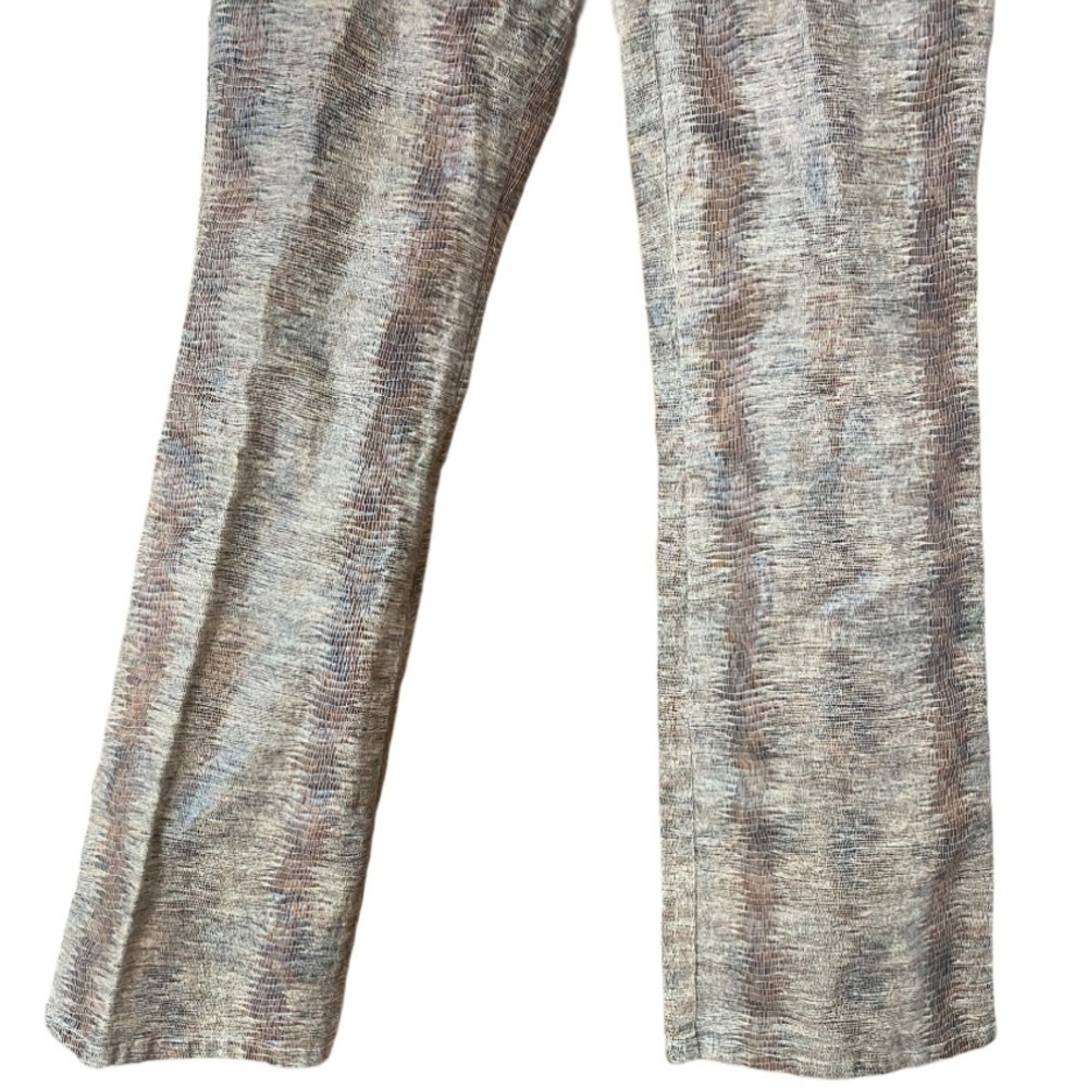 Express Jeans snakeskin print stretch pant 3/4 - Picture 4 of 8